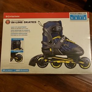 Schwinn Adjustable fit In-line stakes Youth 5-8